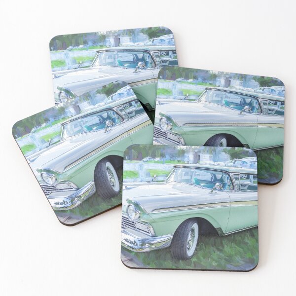 Item preview, 1957 Green & White Ford Fairlane Skyliner Convertible X153 designed and sold by RichFrancoCars.
