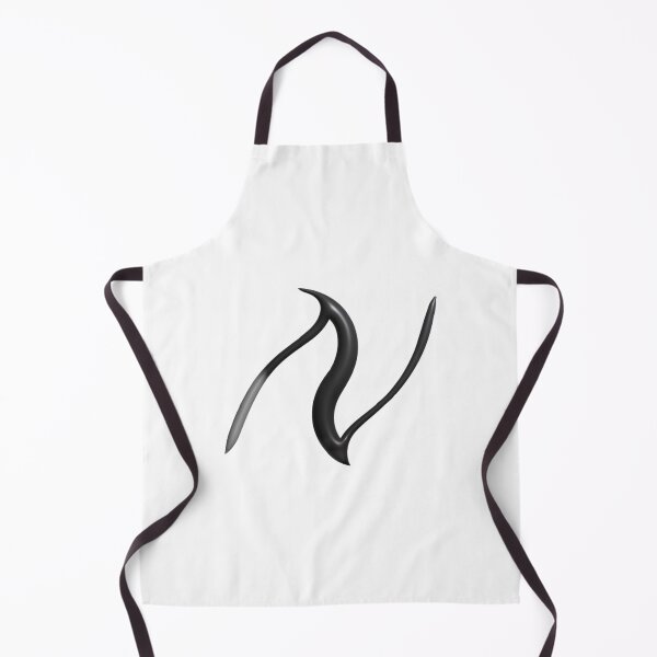 Item preview, Letter N – 3D Liquid Chrome Futuristic Monogram designed and sold by uncoXab.