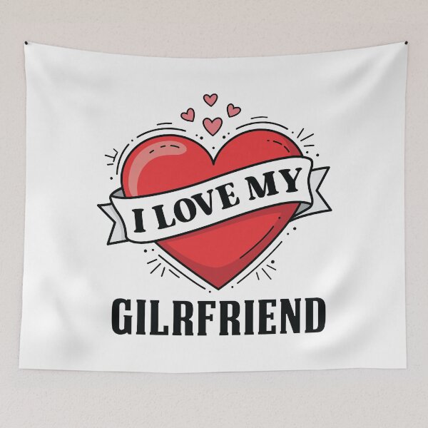 Item preview, Gift For GF I Love My Girlfriend designed and sold by FemmePod.