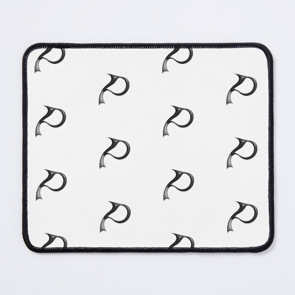 Item preview, Letter P – 3D Liquid Chrome Futuristic Monogram designed and sold by uncoXab.