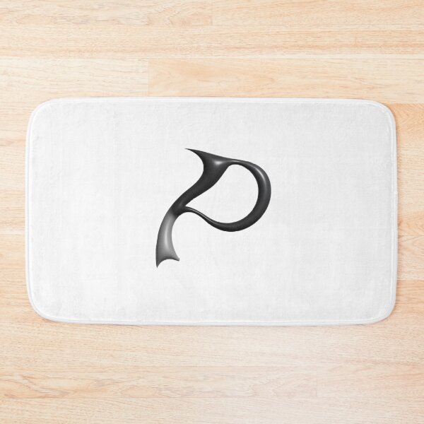 Item preview, Letter P – 3D Liquid Chrome Futuristic Monogram designed and sold by uncoXab.