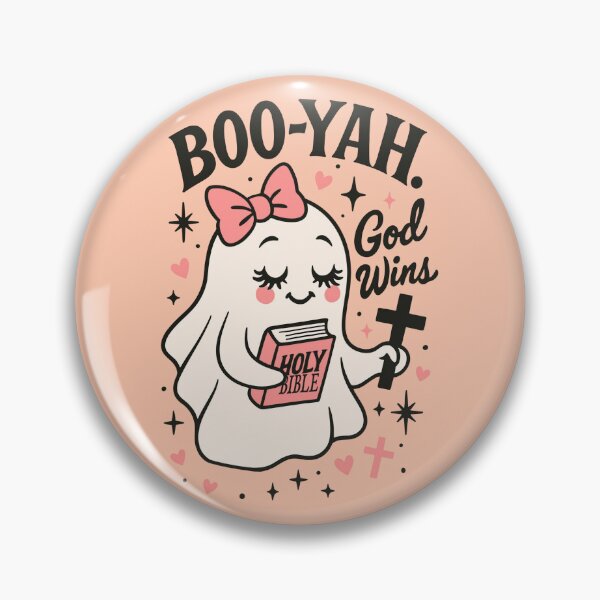 Item preview, Christian Halloween Boo Ya God Wins  designed and sold by HowToCanadian.