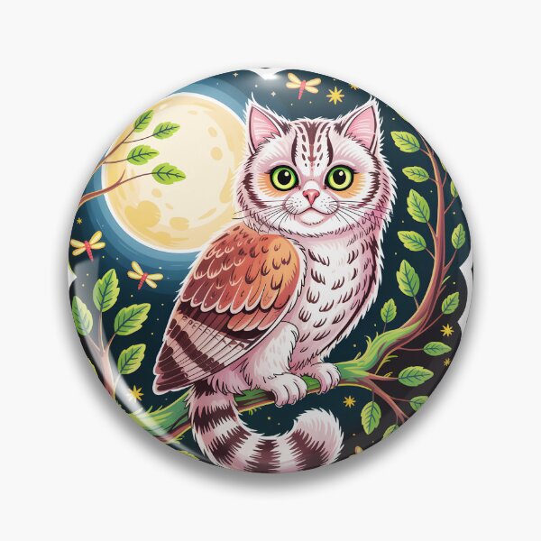Artikelvorschau, Lustige Katze Eule Meowl Brainrot Meme Liebhaber entworfen und verkauft von Zayavca.