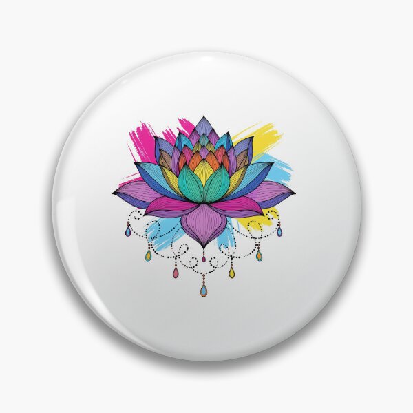 Item preview, Colorful Psychedelic Lotus Flower Lotus Mandala  designed and sold by TeeARTHY.