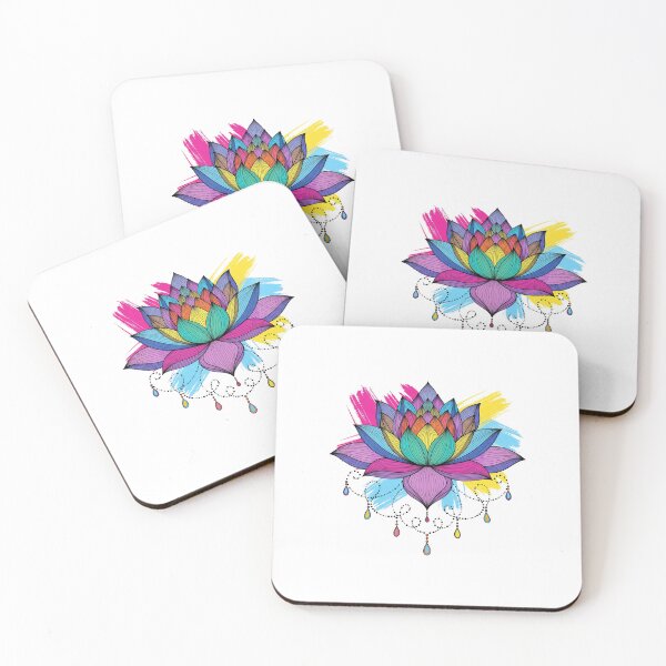 Item preview, Colorful Psychedelic Lotus Flower Lotus Mandala  designed and sold by TeeARTHY.