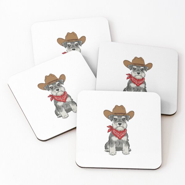 Item preview,  Cute Cowboy Schnauzer Puppy designed and sold by TeeARTHY.