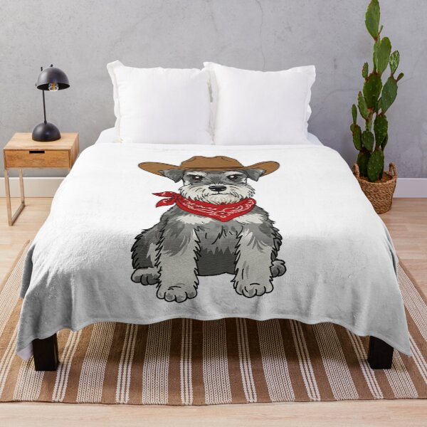 Item preview, Cute Cowboy Schnauzer Puppy designed and sold by TeeARTHY.