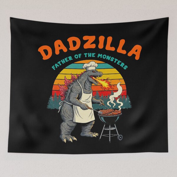 Item preview,  Dadzilla King of the Monsters BBQ designed and sold by TeeARTHY.