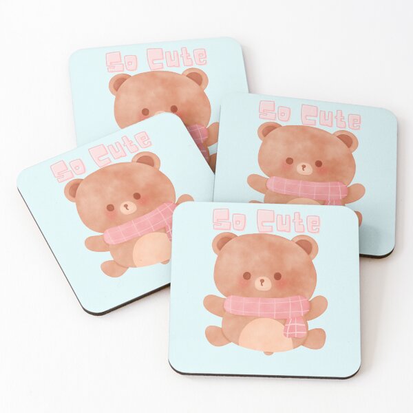 Item preview, Cute Bear Sticker – Adorable Kawaii Bear Design designed and sold by Moon's Arts.