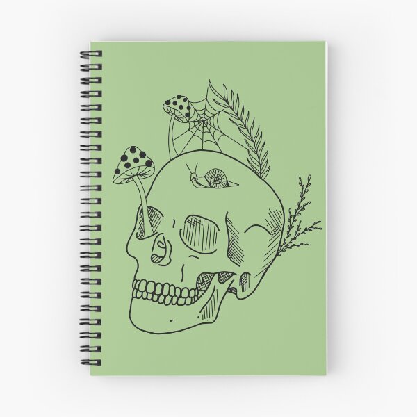 Item preview, Decomposing skull illustration designed and sold by Bugbotherer30.
