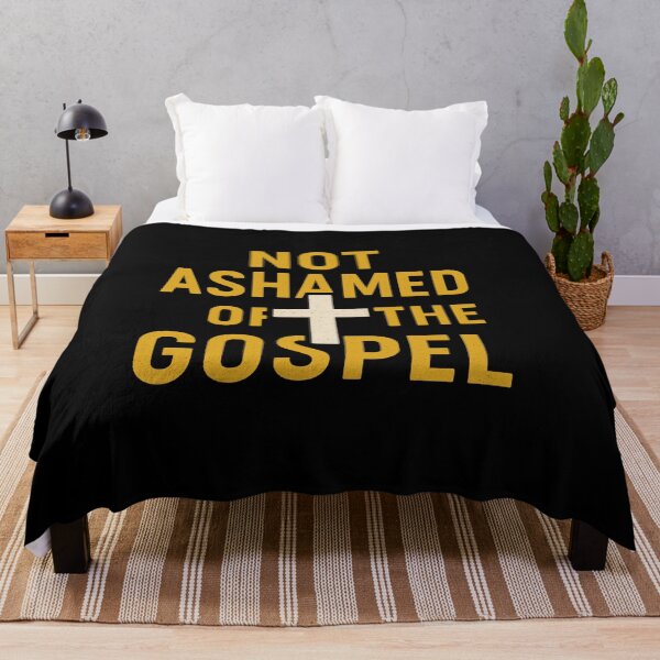 Item preview, Not Ashamed of the Gospel | Proud Christian Faith Cross Design designed and sold by Lunaria Arts.