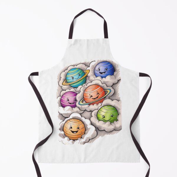 Item preview, Happy Planets in the Cosmos designed and sold by PinkiPop Studio.