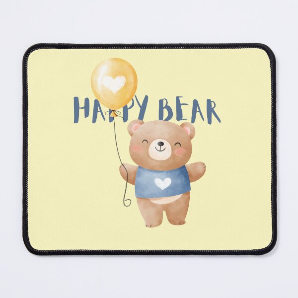 Item preview, Happy Bear Sticker – Cheerful Kawaii Bear Design designed and sold by Moon's Arts.