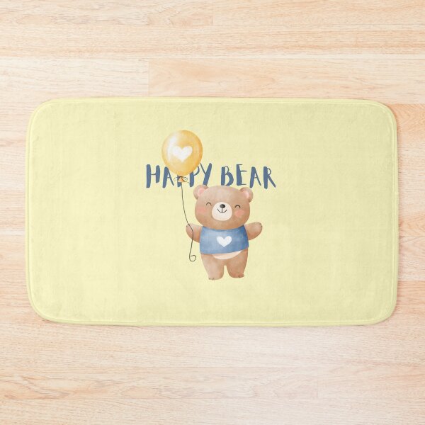 Item preview, Happy Bear Sticker – Cheerful Kawaii Bear Design designed and sold by Moon's Arts.