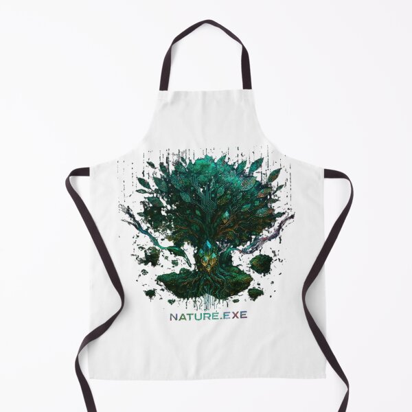 Artikelvorschau, Cyberpunk Nature Tree Digital Art – Futuristisches botanisches Glitch-Design entworfen und verkauft von FUIRY .