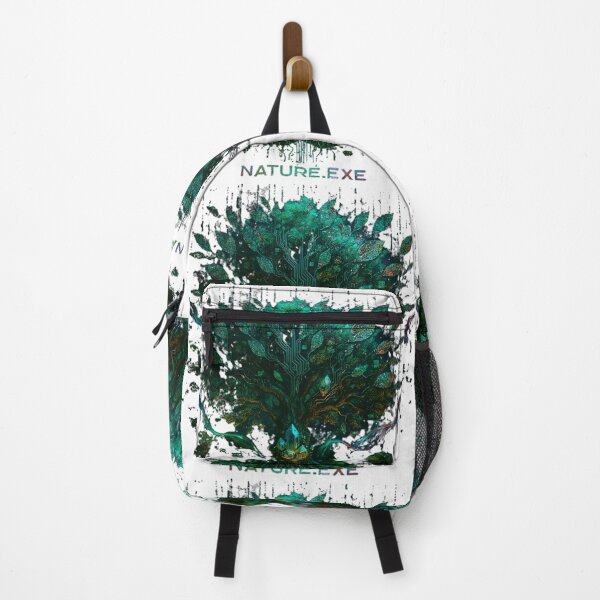 Item preview, Cyberpunk Nature Tree Digital Art – Futuristic Botanical Glitch Design designed and sold by FUIRY .