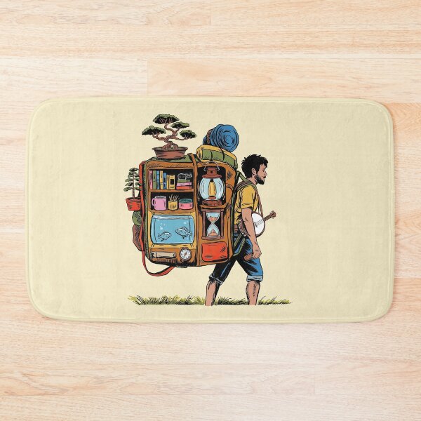 Item preview, Nomad hiking Whimsical Backpack designed and sold by TeeARTHY.