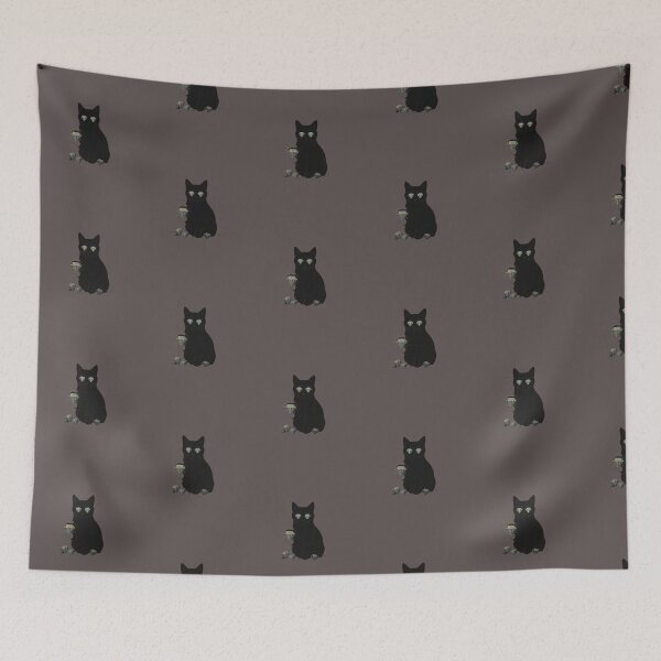 Item preview, Mystic Black Cat with Diamond Eyes designed and sold by anna2681.