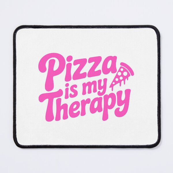 Item preview, Pizza Is My Therapy! Pink Girly designed and sold by PMCreative.