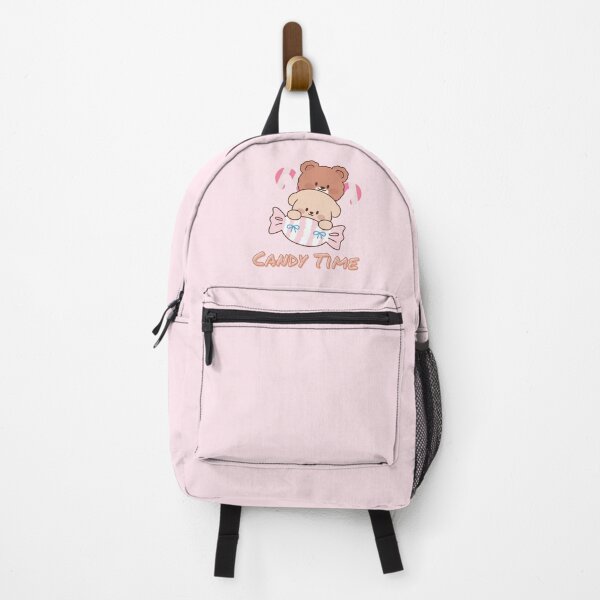 Item preview, Bear Candy Time Sticker – Cute Bear with Candy Design designed and sold by Moon's Arts.
