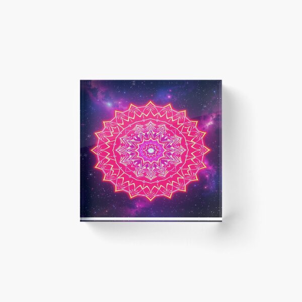 Item preview, Sacred Neon Mandala in Cosmic Universo designed and sold by Cristhian Almanza.