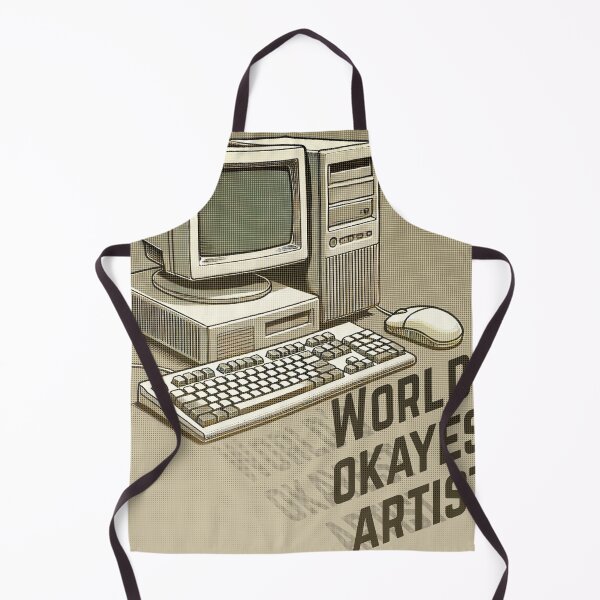 Item preview, World’s Okayest Artist – Retro PC Edition designed and sold by jhharoon.