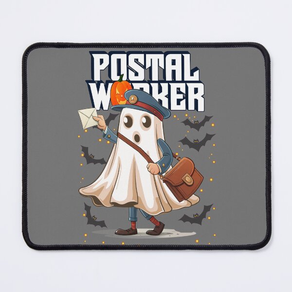 Item preview,  Postal Worker Pumpkin Halloween Ghost – Spooky Mail Delivery designed and sold by ArtsyExplorer.