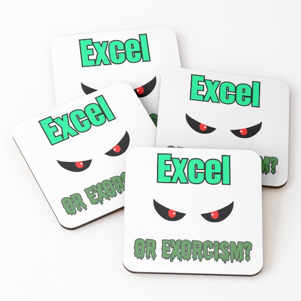 Item preview, Excel or Exorcism? – Funny Spreadsheet Horror Design designed and sold by Kindloom.