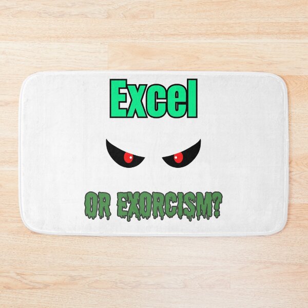 Item preview, Excel or Exorcism? – Funny Spreadsheet Horror Design designed and sold by Kindloom.