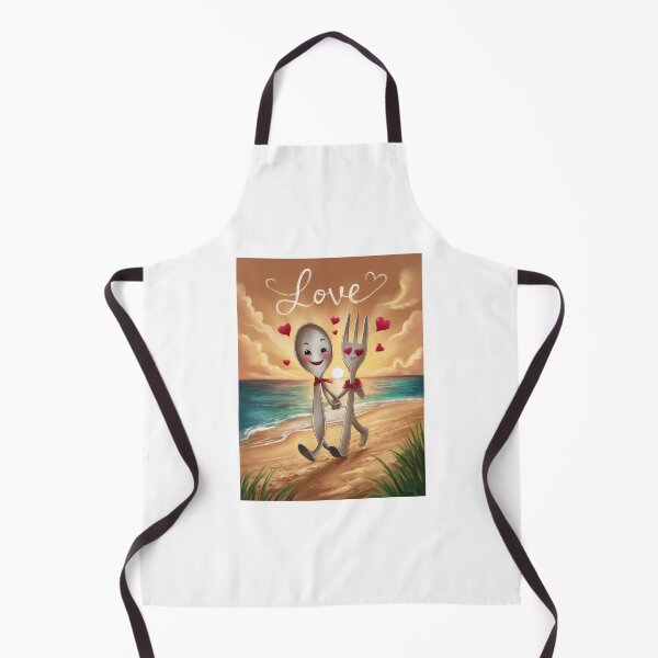Item preview, Cutlery in love. designed and sold by MyHappyArtShop.