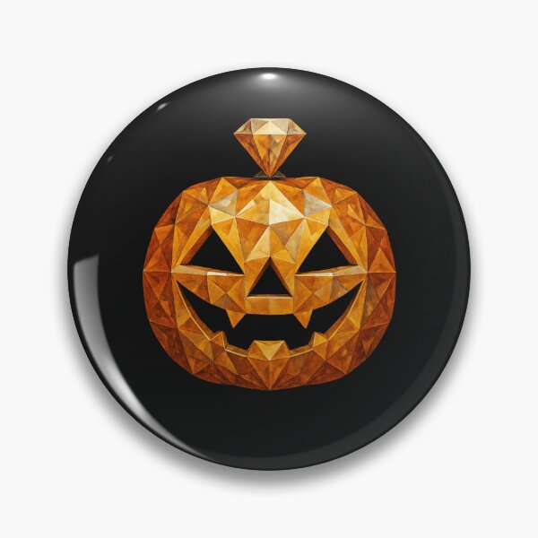 Item preview, Diamond Pumpkin - Sparkling Halloween Jack - o' - Lantem Design designed and sold by anna2681.