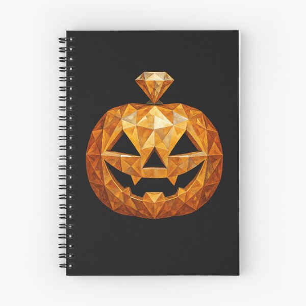 Item preview, Diamond Pumpkin - Sparkling Halloween Jack - o' - Lantem Design designed and sold by anna2681.
