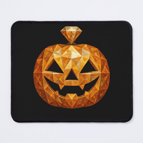 Item preview, Diamond Pumpkin - Sparkling Halloween Jack - o' - Lantem Design designed and sold by anna2681.