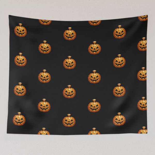 Item preview, Diamond Pumpkin - Sparkling Halloween Jack - o' - Lantem Design designed and sold by anna2681.
