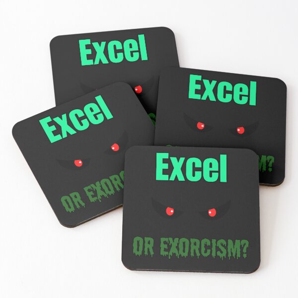 Item preview, Excel or Exorcism? – Spooky Office Halloween Design designed and sold by Kindloom.