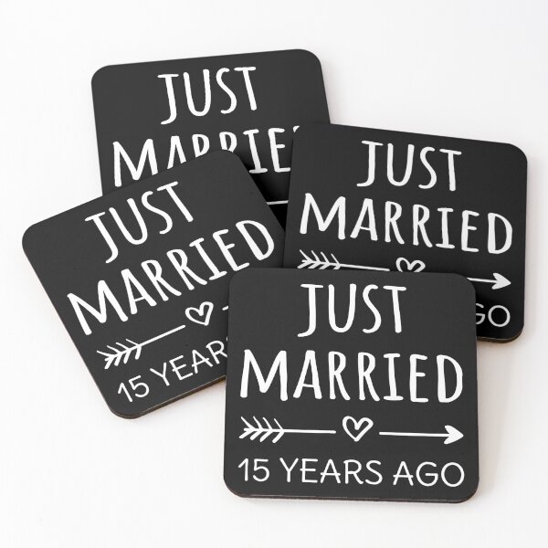 Item preview, Just Married 15 Years Ago I designed and sold by Lemon Pepper.