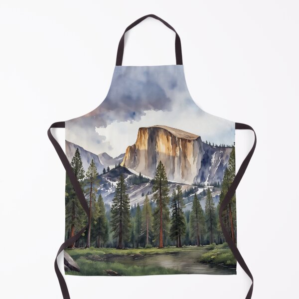Item preview, Half Dome Yosemite National Park California Watercolor designed and sold by Magnolia Valley Art.