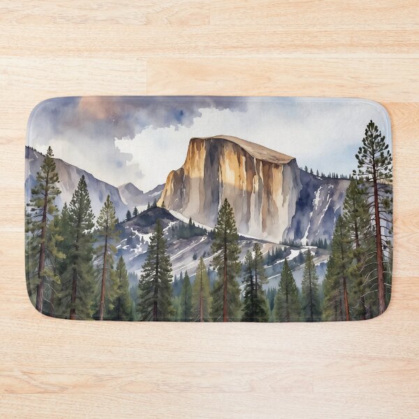 Item preview, Half Dome Yosemite National Park California Watercolor designed and sold by Magnolia Valley Art.