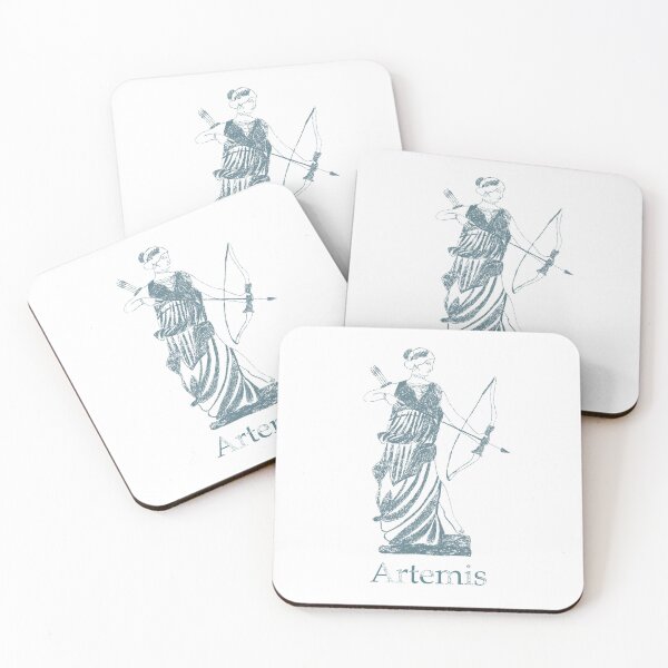 Item preview, Poster with the theme of Greek mythology. Goddess Artemis. designed and sold by TaniaArtDesign.