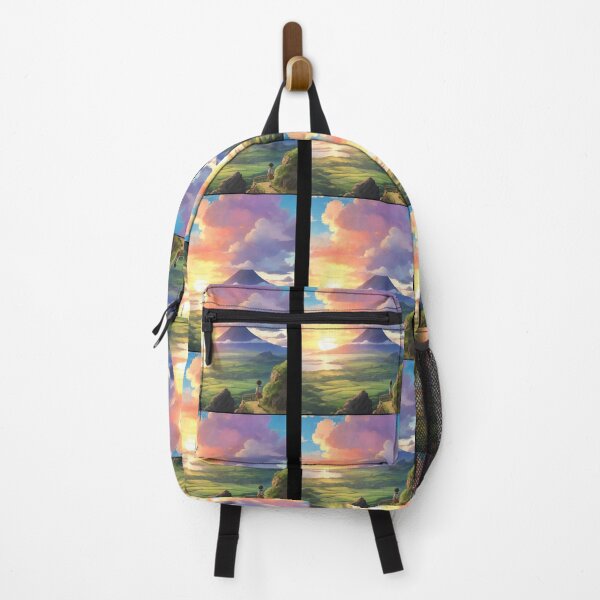 Item preview, Countryside Sunset - A Dreamy Anime Artwork Chiffon Top designed and sold by xycjqagfea75.