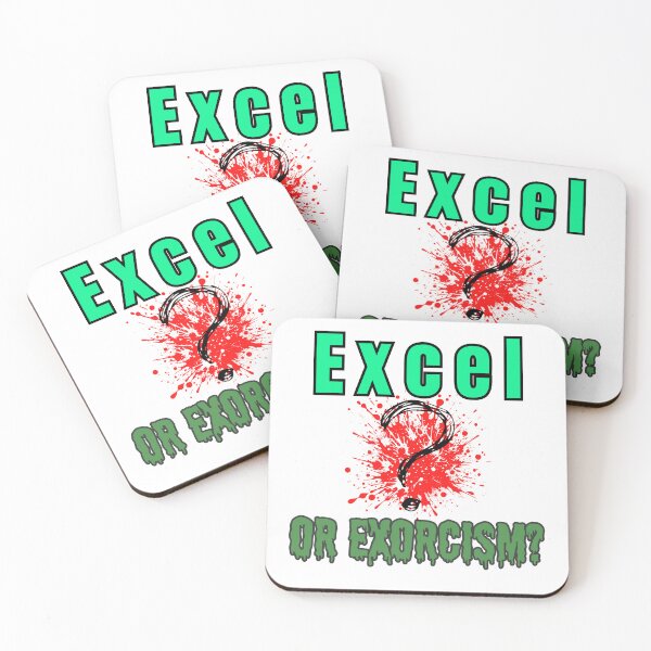 Item preview, Excel or Exorcism? – Horror Office Halloween Design designed and sold by Kindloom.