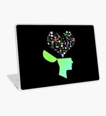 Head & Mind filled with Animal thoughts Laptop Skin