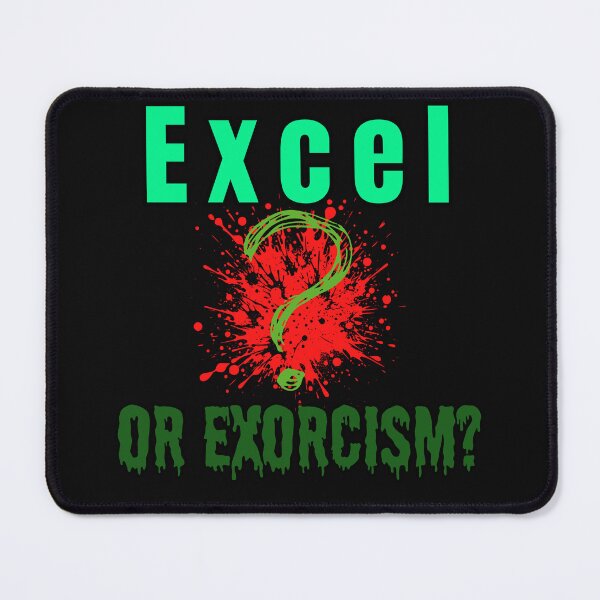 Item preview, Excel or Exorcism? – Bloody Horror Office Halloween Design designed and sold by Kindloom.