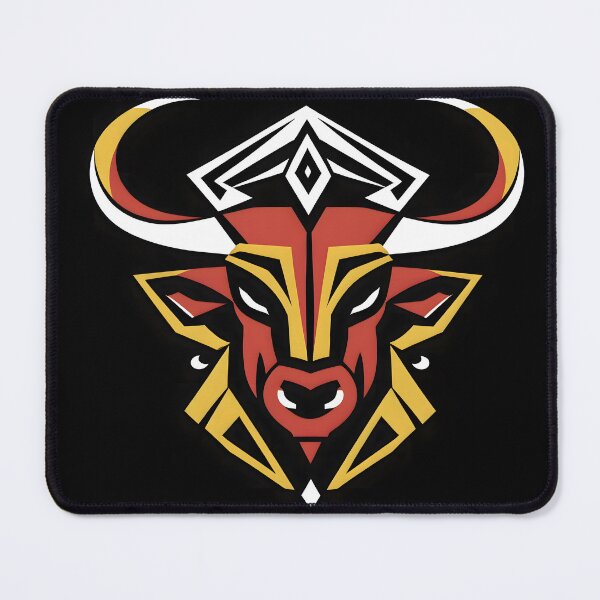 Item preview, Bold Idu Mishmi Bull Tribal Motif Artwork designed and sold by Haus Of K.