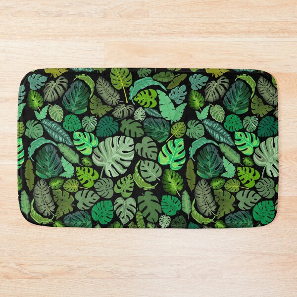 Item preview, Green leaves pattern designed and sold by BloodyTeapot.