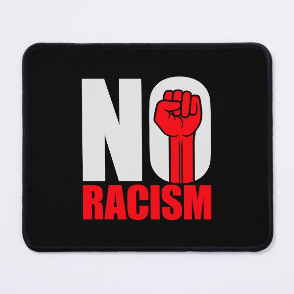 Item preview, No Racism Human Rights Against Ethnic Hatred Quote Statement designed and sold by shirt-o-mat.