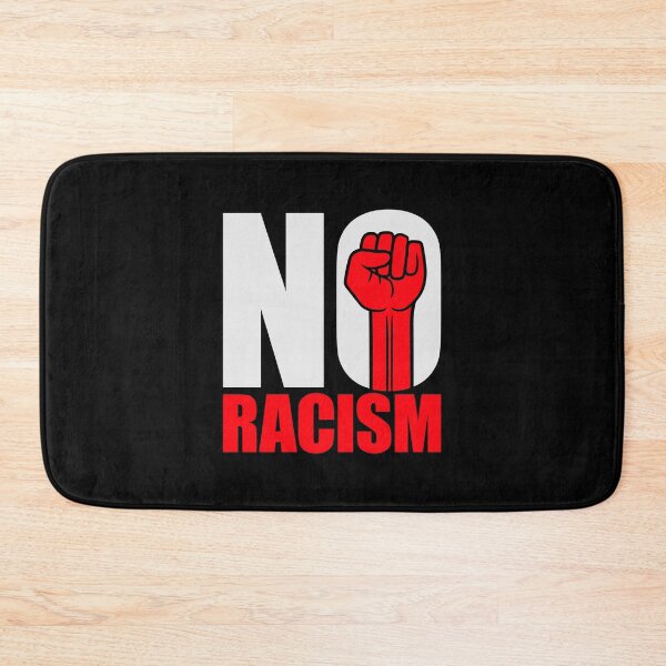 Item preview, No Racism Human Rights Against Ethnic Hatred Quote Statement designed and sold by shirt-o-mat.