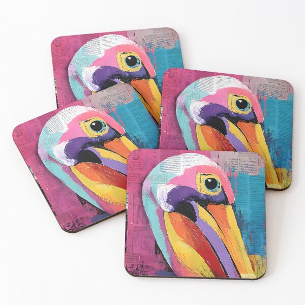 Item preview, Rise of the Pelican Spirit - Dynamic Wildlife Artwork with Layered Patterns and Energy designed and sold by OlfactoART Studio.