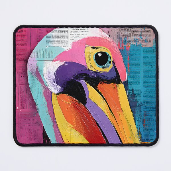 Item preview, Rise of the Pelican Spirit - Dynamic Wildlife Artwork with Layered Patterns and Energy designed and sold by OlfactoART Studio.