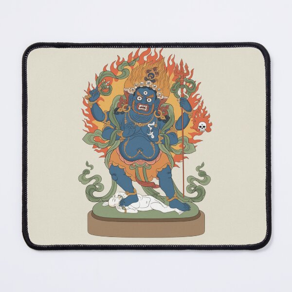 Item preview, Blue mahakala Buddhist designed and sold by stem-design .